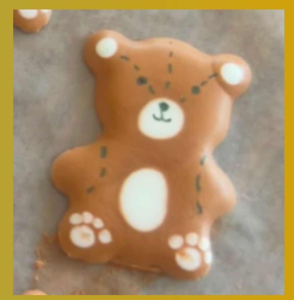 Blue Bear Cookie